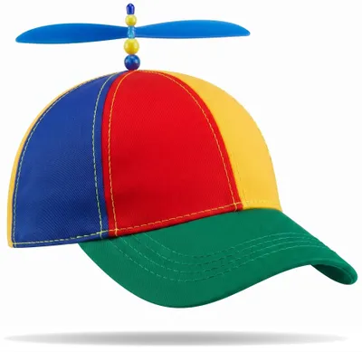 Propellerhut Regenbogen – lustige Kappe für Karneval & Feste