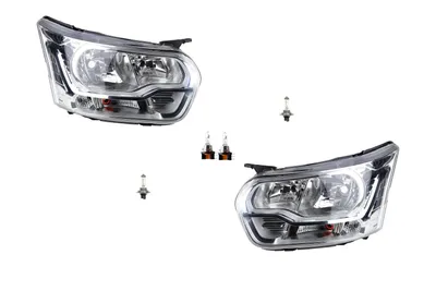 Immagine prodotto di Johns, Fari alogeni adatti per Ford Transit 13 13- H15 con H7 Set sinistra destra 1830357 1815696 1817487 1819826 1865207 1865209 1877027 BK3113