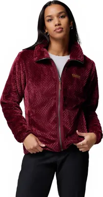 Image de Columbia Fire Side™ Ii Sherpa Fleece Avec Fermeture Éclair Continue Rouge S Femme Rouge S