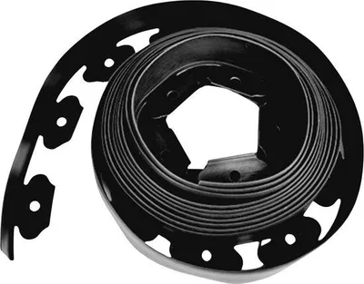 Image de Bordure 20 m – Bordure de gazon en plastique – Délimitation flexible – Bordure de jardin – Hauteur 5 cm – Noir