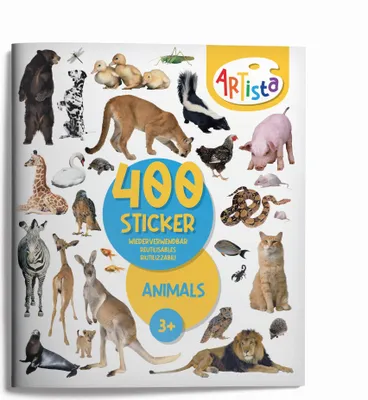 Produktbild von Artista - Stickerbuch Tiere