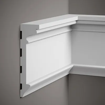 Produktbild von Mardom Wandleiste MDD315 Profoam 66 x 220 x 2000 mm Weiß Zierleiste Dekorleiste