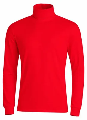 Produktbild von Brandsseller Medico Herren Rollkragenpullover aus Baumwolle – Leichter Langarm Pulli, angenehm wärmend & atmungsaktiv, für Alltag & Freizeit und Wintersport Edition Rot 56