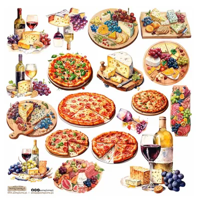 Produktbild von AUFKLEBER - ScrapLove - Food 1 - Essen 1