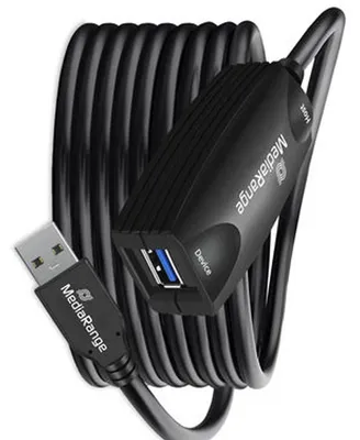 Obrázek produktu pro MediaRange MRCS242, 5 m, USB A, USB A, USB 3.2 Gen 1 (3.1 Gen 1), 5 Gbit/s, Černá