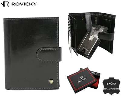 Produktbild von Rovicky Brieftasche für Männer Saphephia schwarz One size