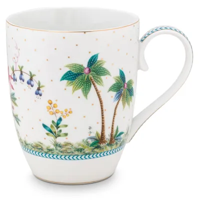 Produktbild von PIP STUDIO Jolie Dots Gold Becher mit Henkel gross 0,35 l