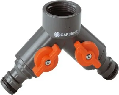 Produktbild von Gardena 2-Wege-Ventil 26,5 mm (G 3/4 Zoll) 21 mm (G 1/2 Zoll)