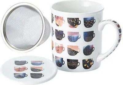 Produktbild von Kräuterteetasse Tia 0,25 l 3-teilig mit Edelstahlsieb