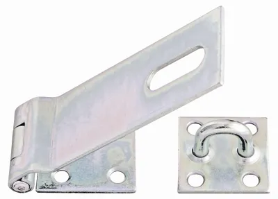 Zdjęcie produktu dla Alberts 348281 Klamra zabezpieczająca, ocynkowana, pasywowana grubowarstwowo, długość klamry 153 mm, szerokość 50 mm, zestaw 4 szt