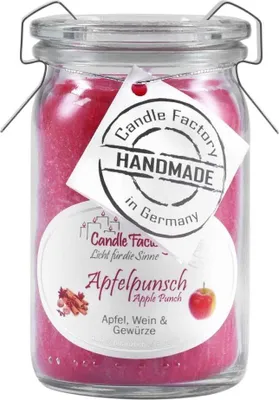 Produktbild von Candle Factory Baby Jumbo Apfelpunsch Duftkerze Dekokerze 308050
