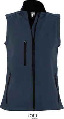 Produktbild von SOLs 46801 | Damen Sleeveless Softshell Rallye Bodywarmer / Weste - Farbe: French Navy - Größe: S