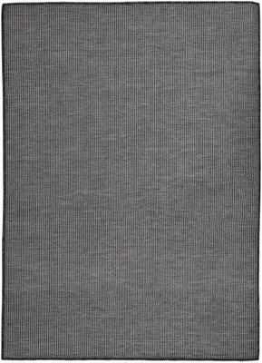 Produktbild von Outdoor-Teppich als Flachgewebe, 200 x 280 cm, Grau für Heim und Garten