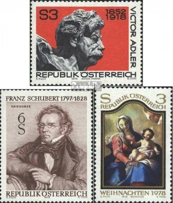 Produktbild von Briefmarken Österreich 1978 Mi 1589,1590,1591 (kompl.Ausg.) postfrisch Sondermarken