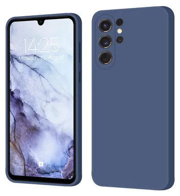 Produktbild von Hülle für Samsung Galaxy S24 Ultra Case Cover Bumper Smartphone Softgrip Schutzhülle Farbe: Lavendelblau