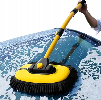 Produktbild von Teleskop-Waschbürste Auto Mikrofaser Mop 65-105 cm