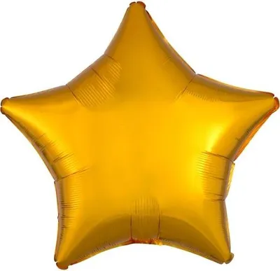 Produktbild von Amscan 9914076, Spielzeugballon, Folie, Gold, 5 Stück(e)