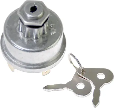 Produktbild von Schlüsselschalter | 4 Positionen | Glühstart | 12-24V | 15A | Ø22,2mm