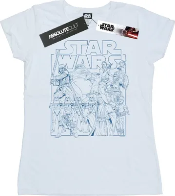Produktbild von Star Wars - T-Shirt für Damen BI41848 (XXL) (Weiß)
