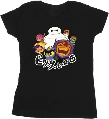 Produktbild von Disney - "Big Hero 6" T-Shirt für Damen BI13364 (M) (Schwarz)