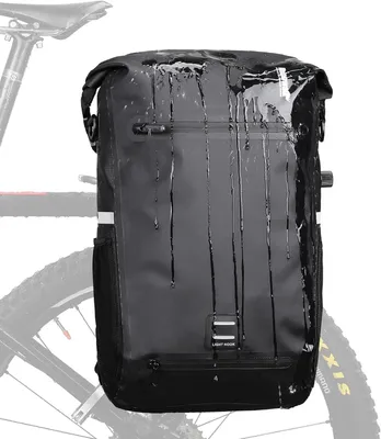 Productafbeelding van Fietstas bagagedrager 22 liter - Waterdicht - Rolsluiting