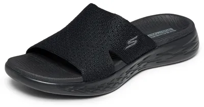 Productafbeelding van Skechers dames slippers ON-The-GO 600 Adore, zwart, textiel, maat 39 EU