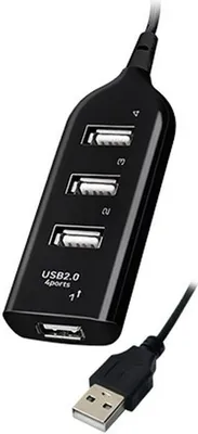 Immagine prodotto di Vakoss TC-234UX interface hub USB 2.0 Black