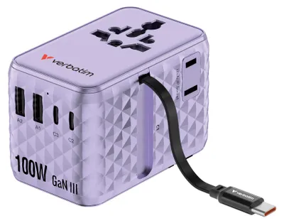 Image de Verbatim Adaptateur Voyage 100W Vio