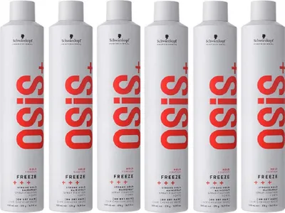 Produktbild von Schwarzkopf Osis Freeze Strong Hold Hairspray 6x500ml