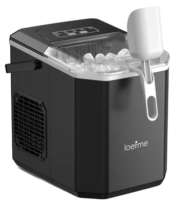 Produktbild von Eismaschine, tragbar, mit Selbstreinigungsfunktion, Schwarz