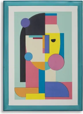 Image de Mauro Ferretti Peinture Picassy avec cadre 50x3.3x70 cm