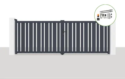 Produktbild von Elektrisches Flügeltor 4x1,4m VEYMONT + TANKER B250 Motorisierung