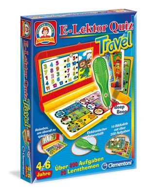 Produktbild von Clementoni 69540.9 - E-Lektor Quiz Travel