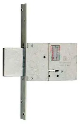 Productafbeelding van Inlegslot dubbele vergrendeling '2001' van SECUREMME E60 - 4 sluitpunten - Doos 112x73 mm