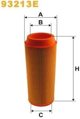 Produktbild von Luftfilter WIX FILTERS 93213E Filtereinsatz