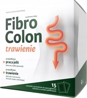 Produktbild von FibroColon Digestion, gesunde Darmfunktion, Pulver, 15 Beutel