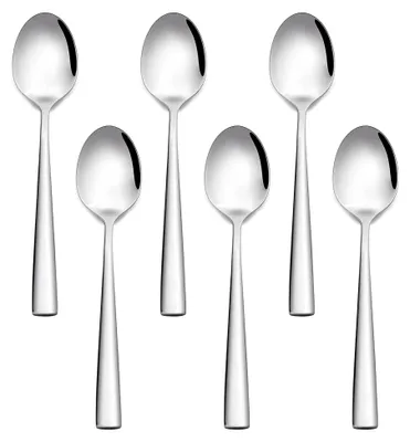 Produktbild von Teelöffel 6 Stück aus Edelstahl, hochglanzpoliert, modernes und elegantes Design