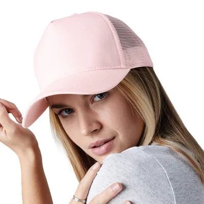 Immagine prodotto di Beechfield - Cappello Trucker Snapback per uomo/donna Unisex PC5762 (Taglia unica) (Rosa pastello)