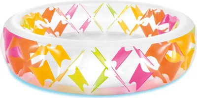 Produktbild von INTEX 56494NP Planschbecken Pinwheel Ø229cm aufblasbar bunt für Kinder & Familie