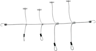 Produktbild von Oem Marine Tausendfüßler Elastische Segel Seil Silber 300 cm Silber 300 cm