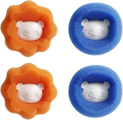 Image de Filtre à poils pour lave-linge – pour les poils de chien, de chat et de peluche – réutilisable