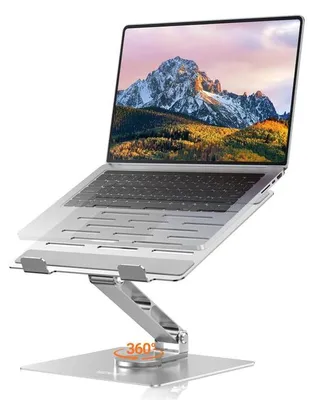 Produktbild von TECKNET Ergonomischer Laptop Ständer,Laptopständer Höhenverstellbar,Silber