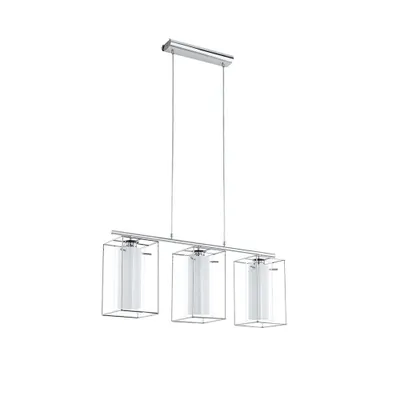 Produktbild von EGLO LONCINO 1, 3 Glühbirne(n), E27, IP20, Chrom, Weiß