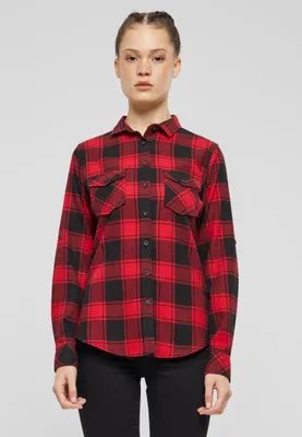 Zdjęcie produktu dla Brandit Ladies - Koszula FLANELL schwarz / rot - XXL