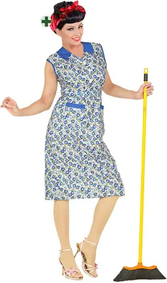 Produktbild von Hausfrau Kleid mit Kopftuch (Wi) Größe: 42-44