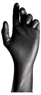 Produktbild von Einweg-Nitrilhandschuhe NGR. Grippaz 580 NR M
