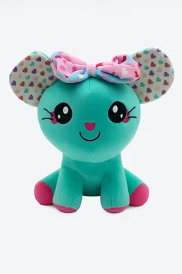 Produktbild von Kuscheltier Maus 17 cm türkis – Weiches Plüschtier Stofftier