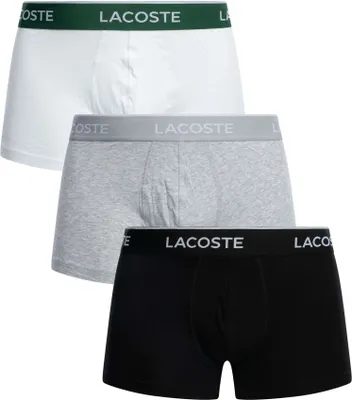 Produktbild von Lacoste Underpants Pack 292903200001 in NOIR/BLANC-ARGENT CHINE color size large