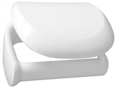 Produktbild von Bisk Athena WC-Papierhalter Wandmontage Weiß