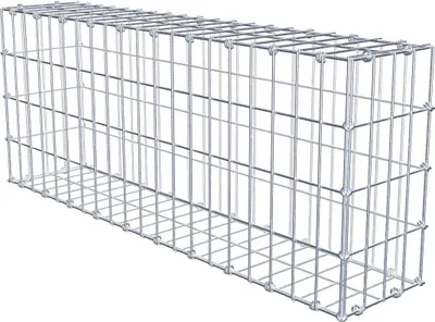 Immagine prodotto di Gabbione 100 cm x 40 cm x 20 cm (L x H x P), maglia 5 x 10 cm, anello a spirale